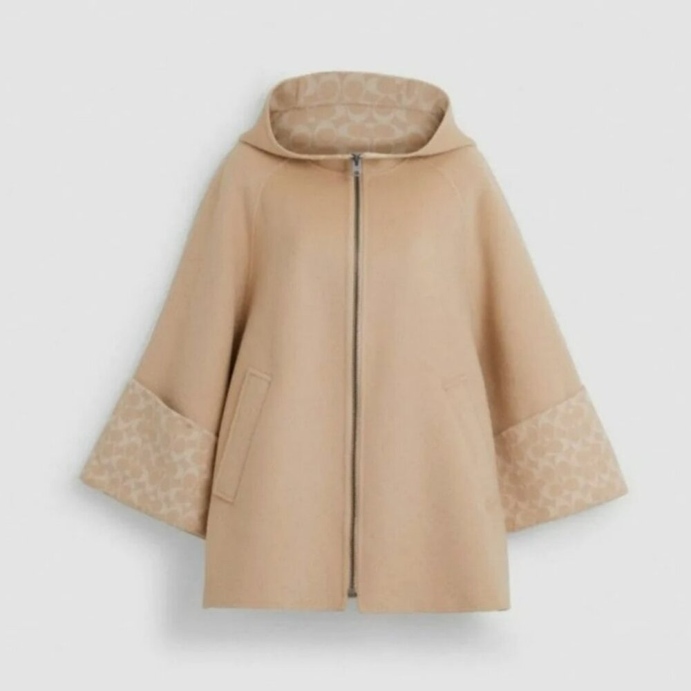 NWT Coach Wool Cape MSRP:  $850.00 XS/S sizing